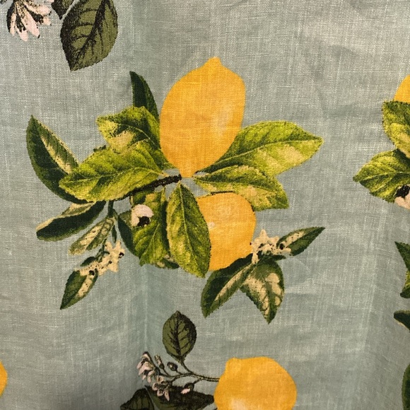 J Jill Love Linen Lemon 🍋 Print Dress - Picture 7 of 7